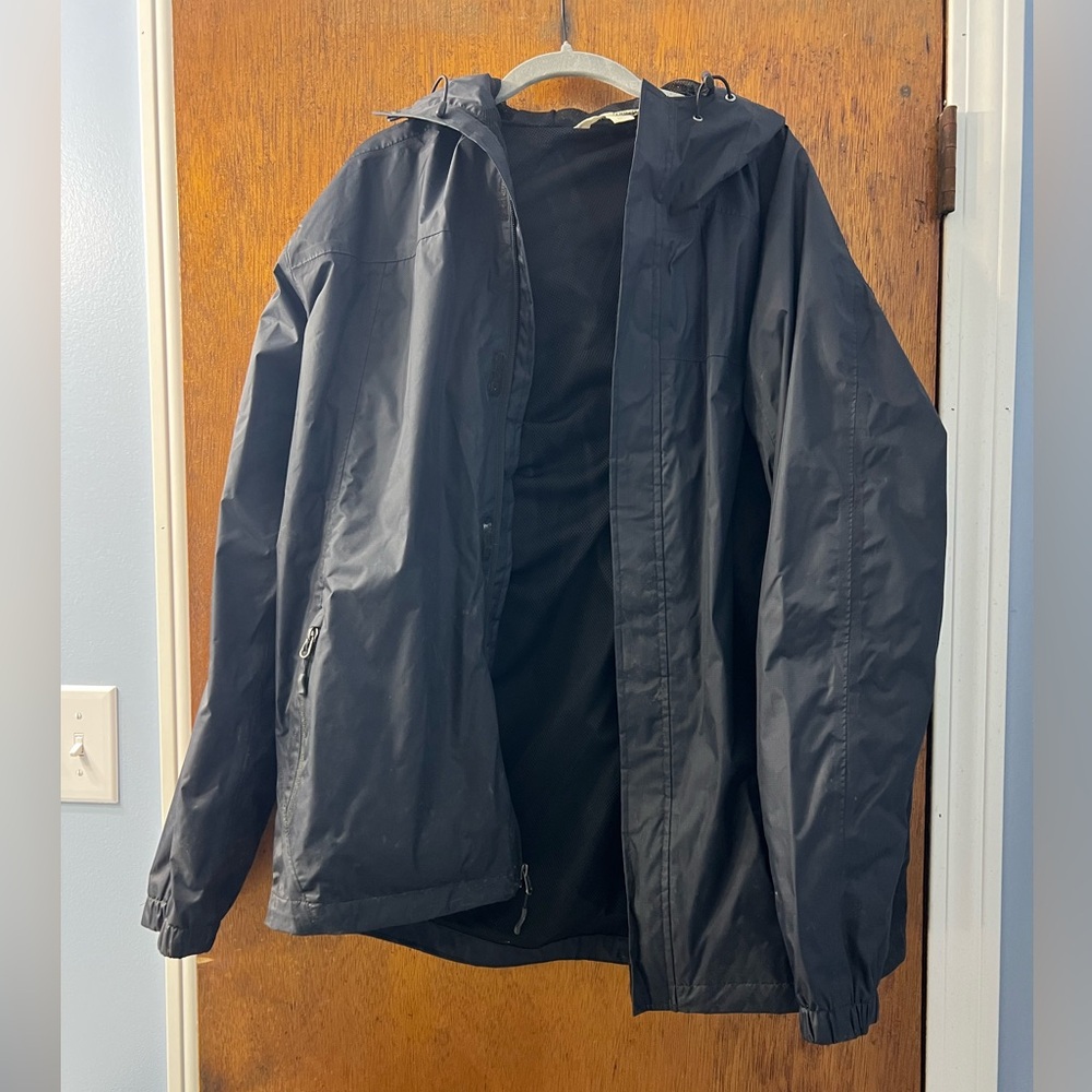Men's Black Windbreaker Jacket